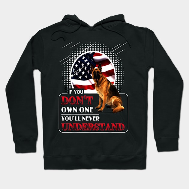 German shepherd you dont have one dog Hoodie by Tianna Bahringer